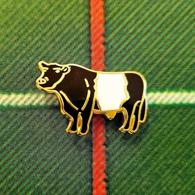 Belted Galloway Pin