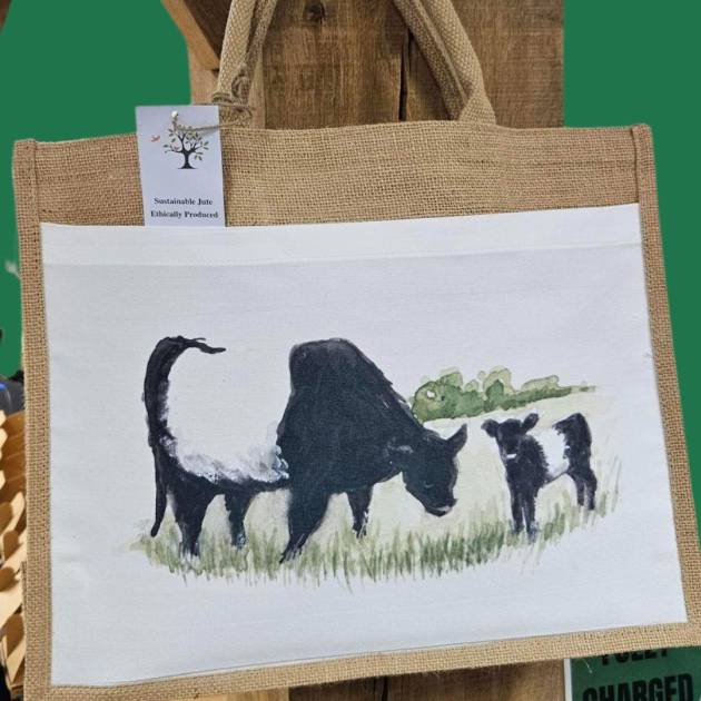 Jute shopper bag