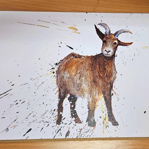 Old English Goat card