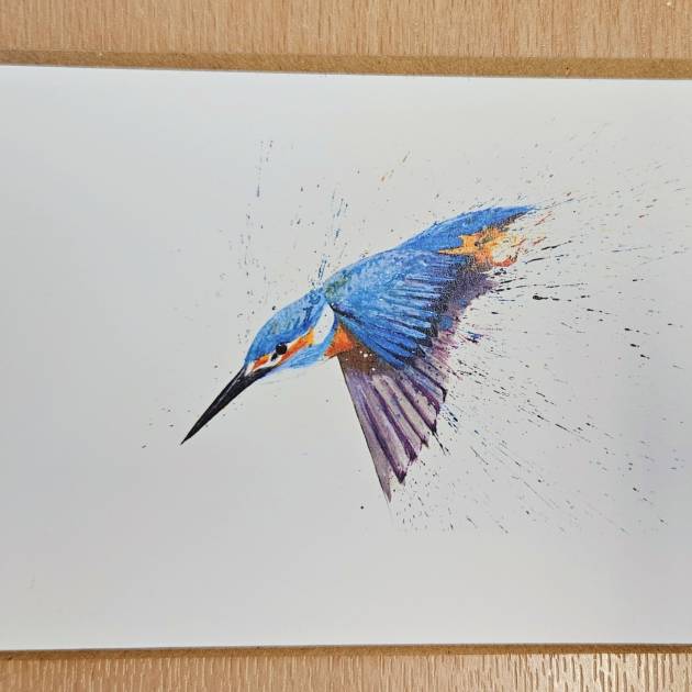 Kingfisher Notecard and Envelope