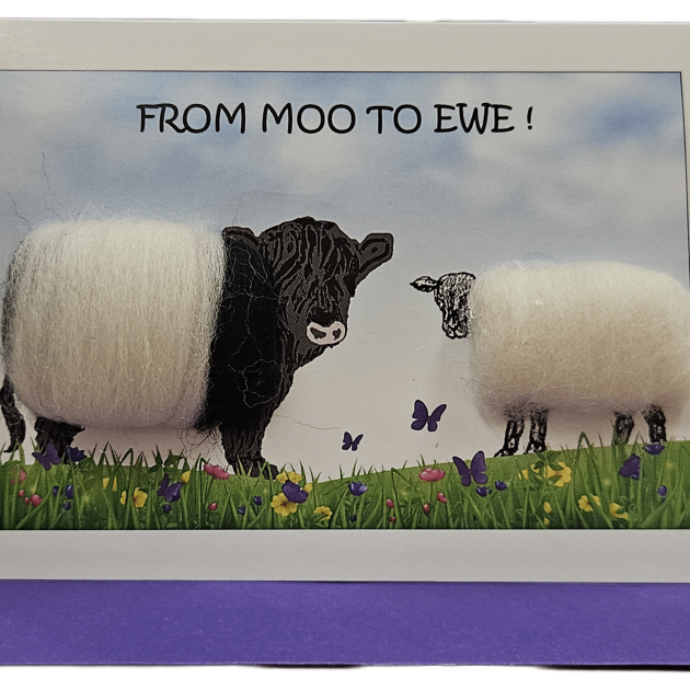 From Moo to Ewe! card